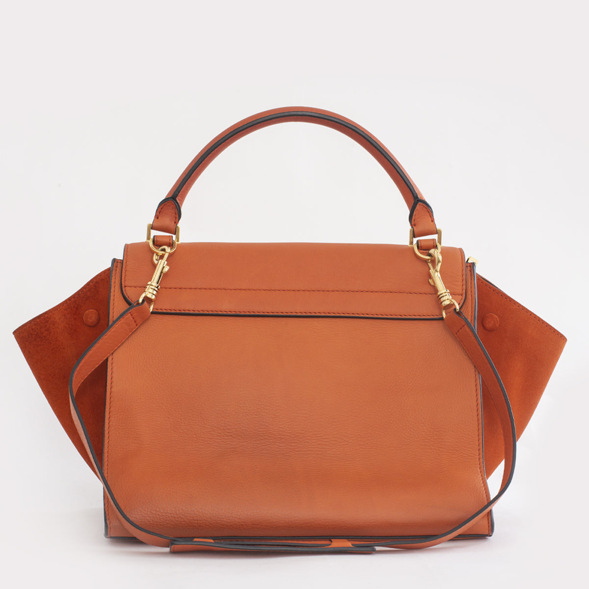 Bolsa Celine Trapeze Laranja Média