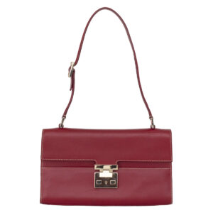 Bolsa Gucci Vermelho e Dourado Retro