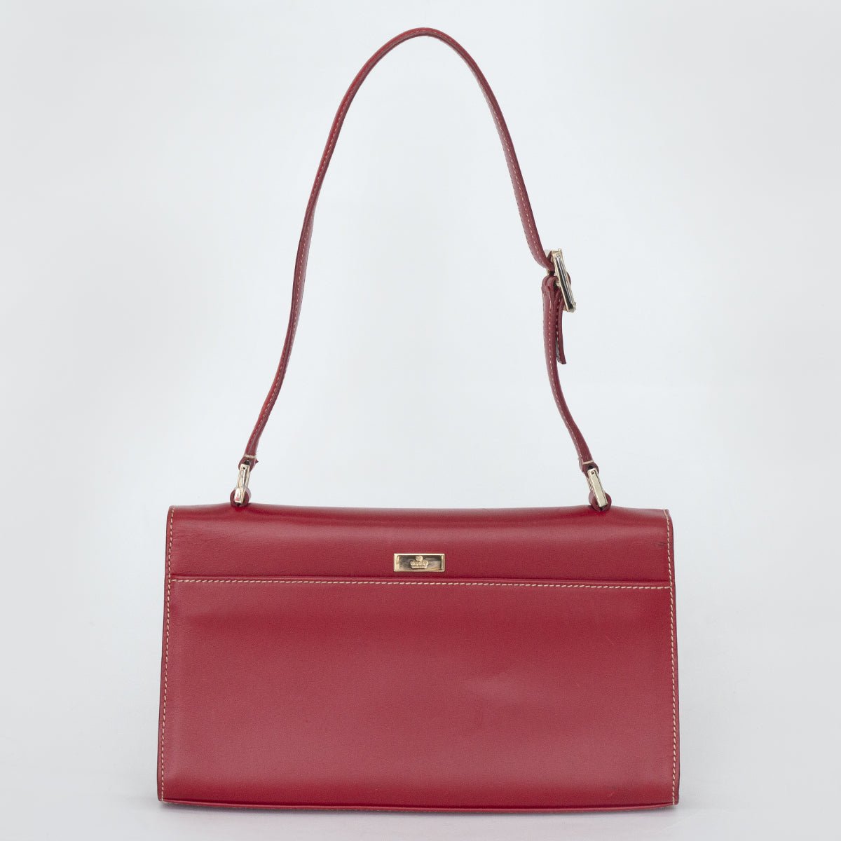 Bolsa Gucci Vermelho e Dourado Retro
