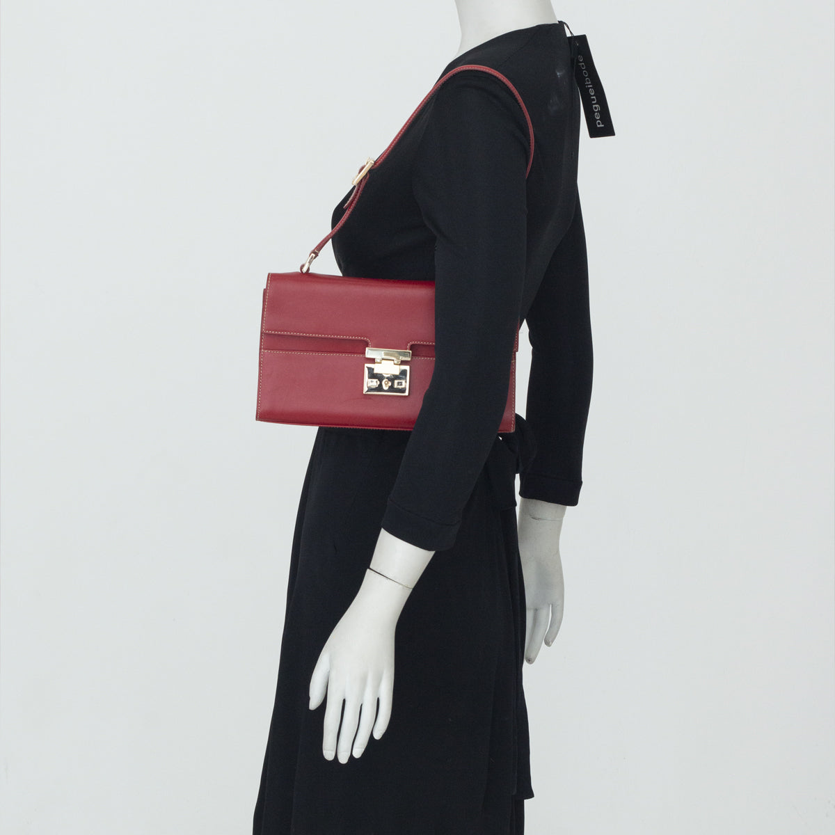 Bolsa Gucci Vermelho e Dourado Retro