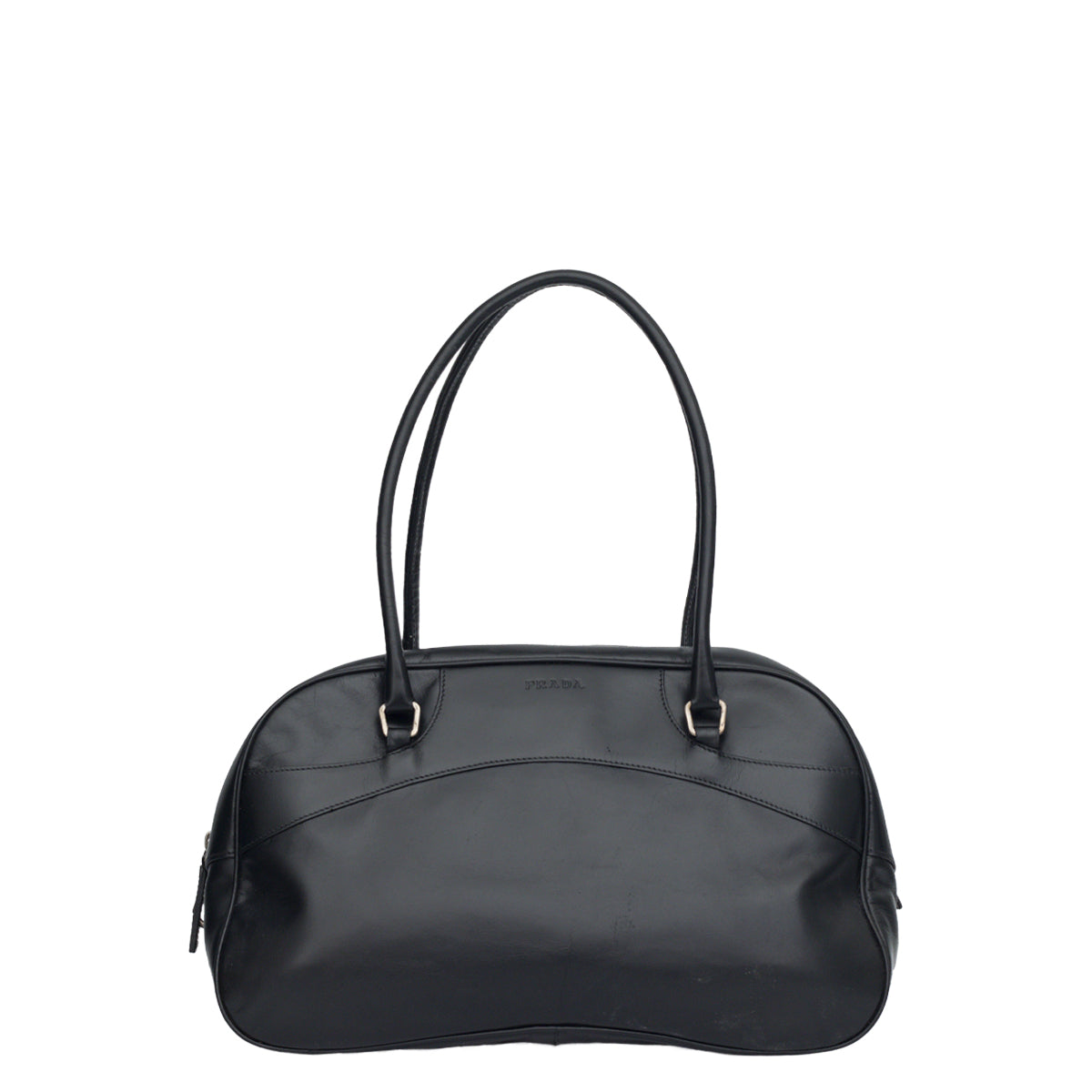 Bolsa Prada Vintage Preta de Couro