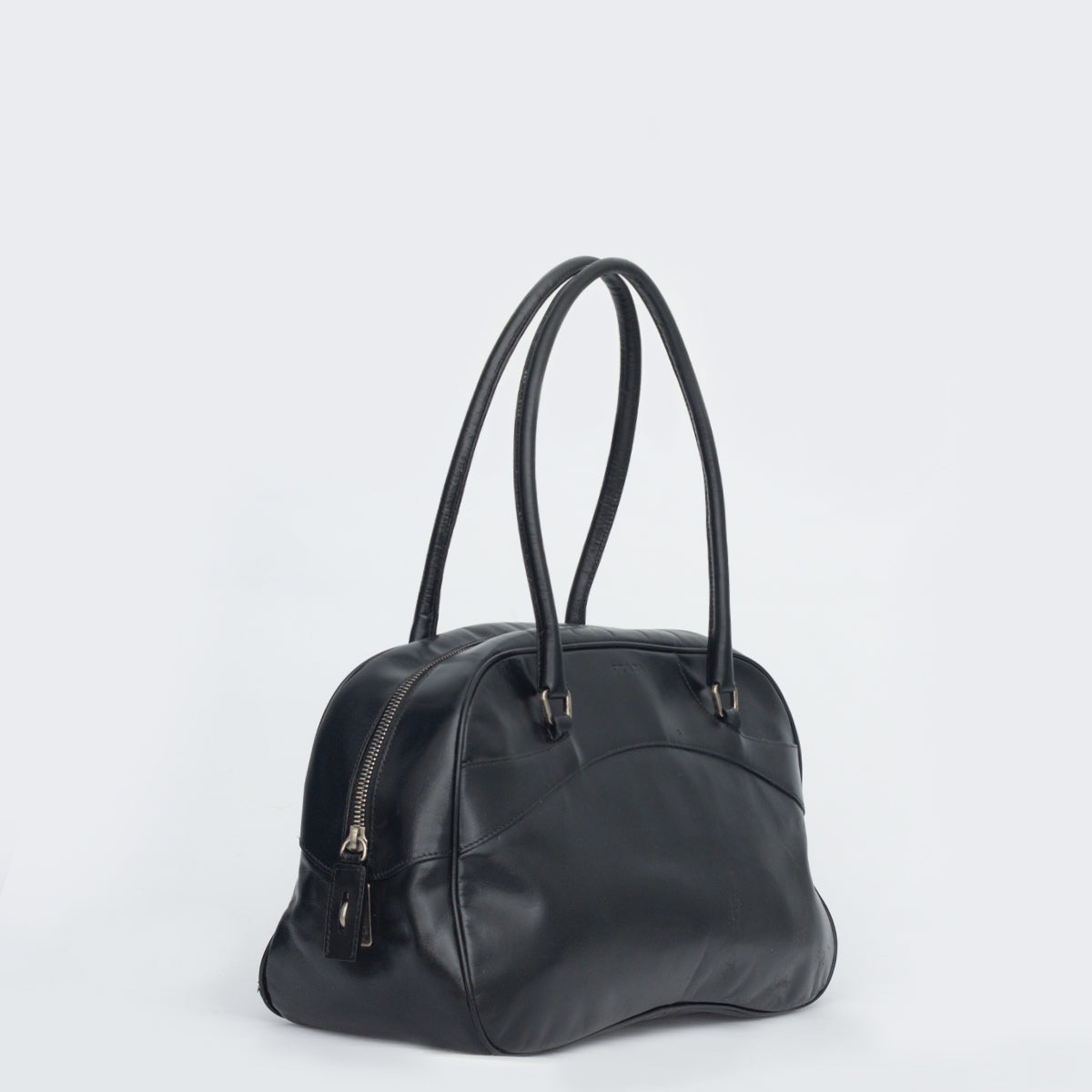 Bolsa Prada Vintage Preta de Couro