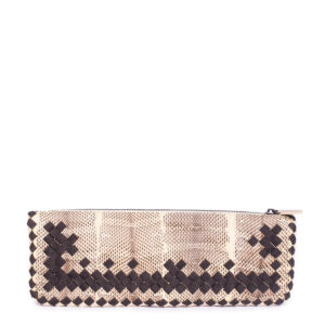 Clutch Bottega Veneta Phytton com Couro