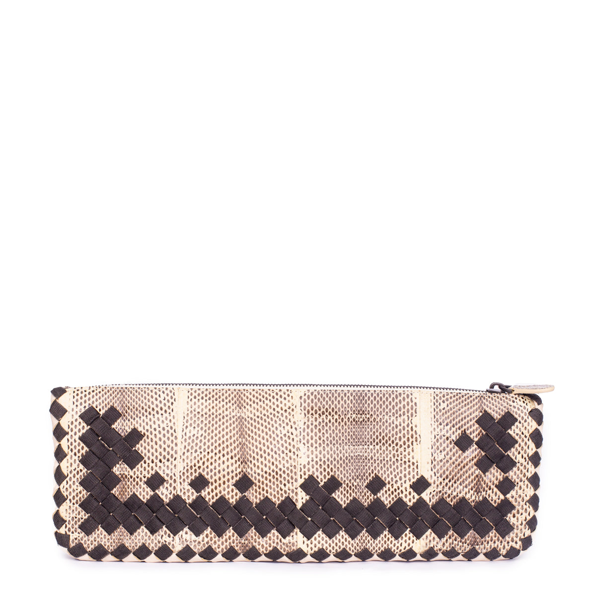 Clutch Bottega Veneta Phytton com Couro