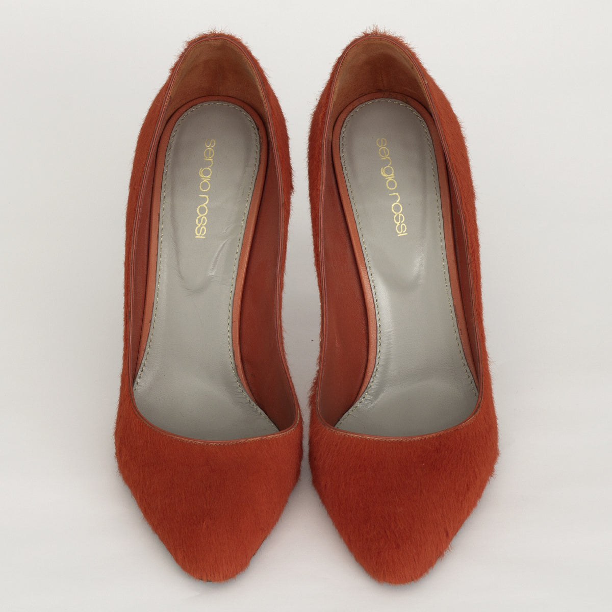 Scarpin Sergio Rossi Coral Pelugem Tam. 40