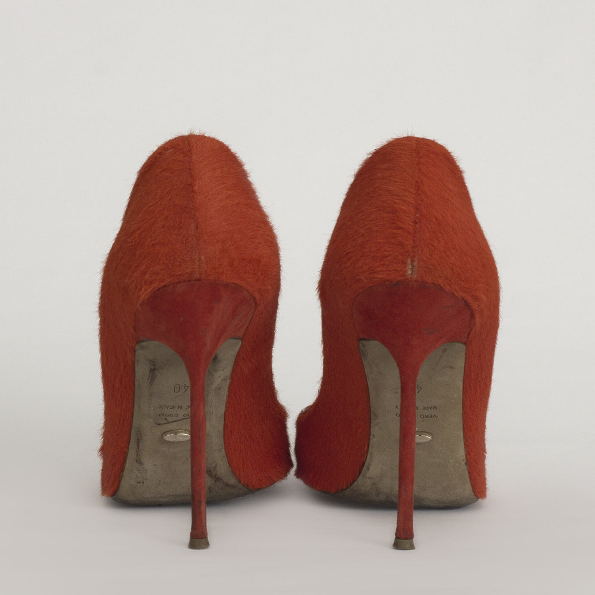 Scarpin Sergio Rossi Coral Pelugem Tam. 40