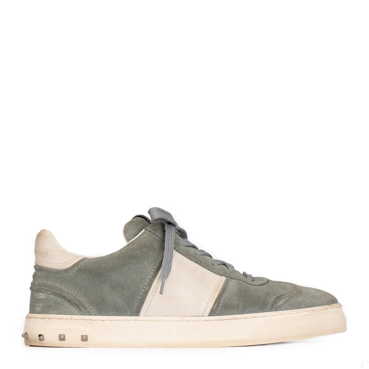 Tênis Valentino Camurça Azul e Branco Tam. 39
