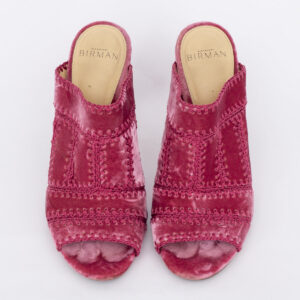 Tamanco Alexandre Birman Rosa Veludo Tam. 38