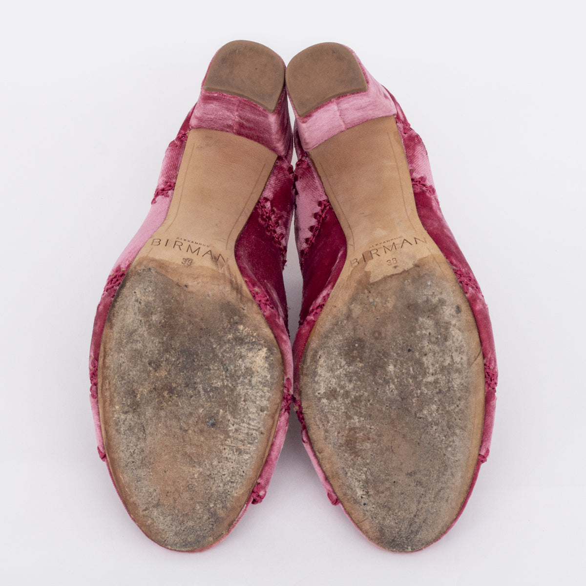 Tamanco Alexandre Birman Rosa Veludo Tam. 38