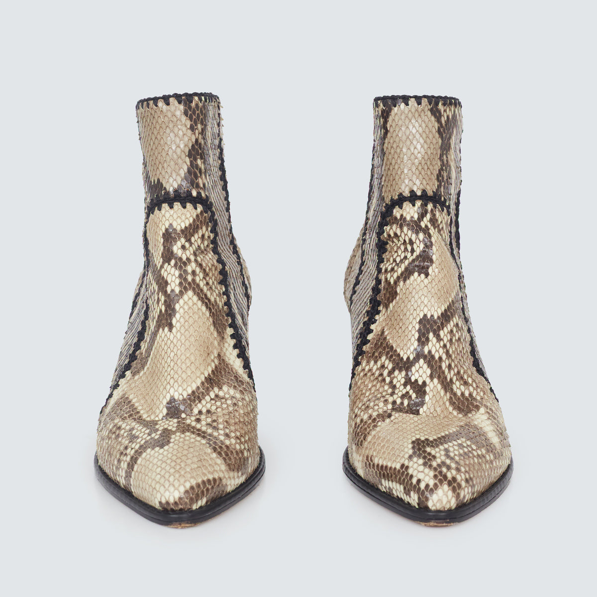 ⁠Bota Alexandre Birman Python Tam. 38 Br