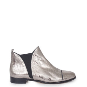 ⁠Bota Alexandre Birman Python Prata Tam. 38