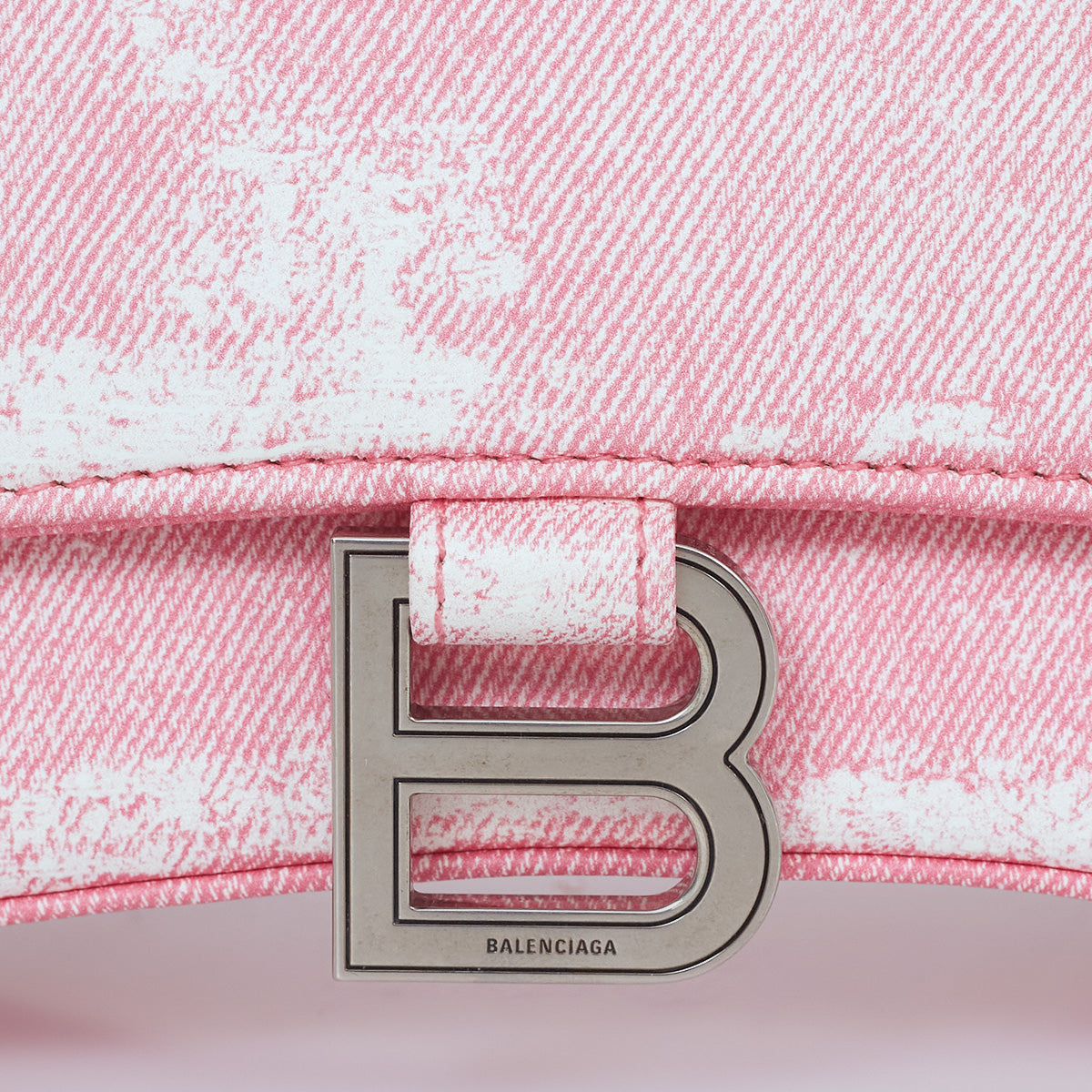 Bolsa Balenciaga Hourglass Rosa S