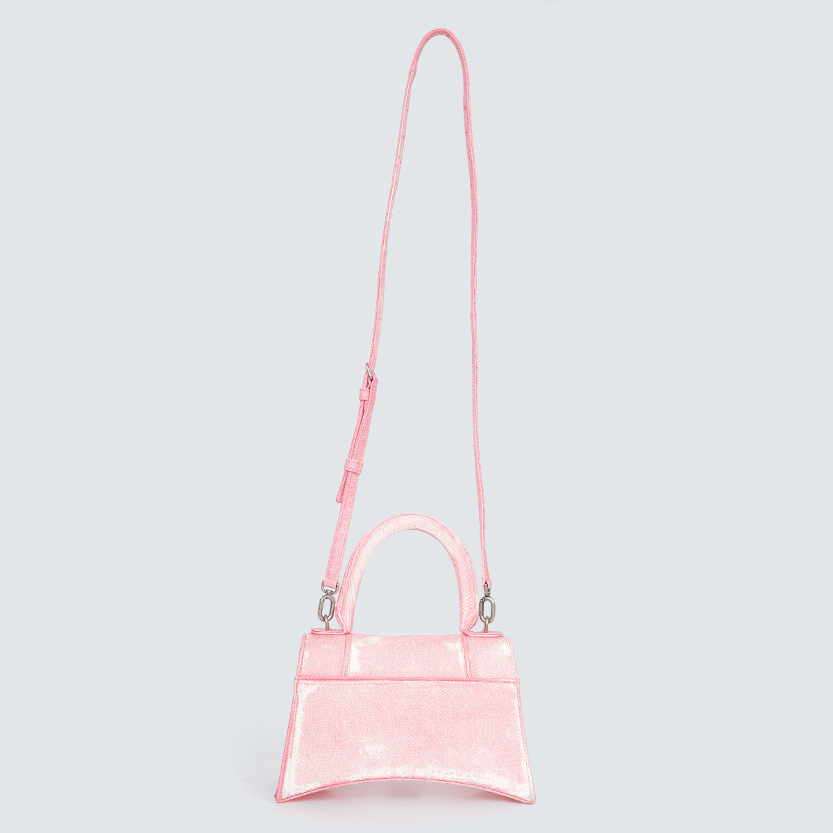 Bolsa Balenciaga Hourglass Rosa S