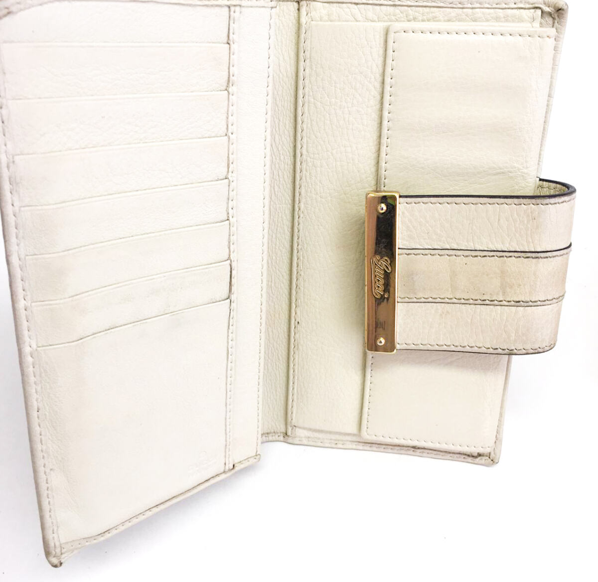 Carteira Gucci off White Monogram