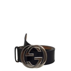 Cinto Gucci GG Metalizado