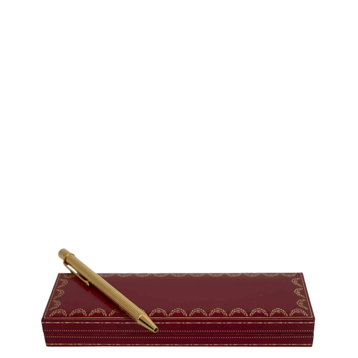 Caneta Cartier esferográfica Santos de Cartier Dourada