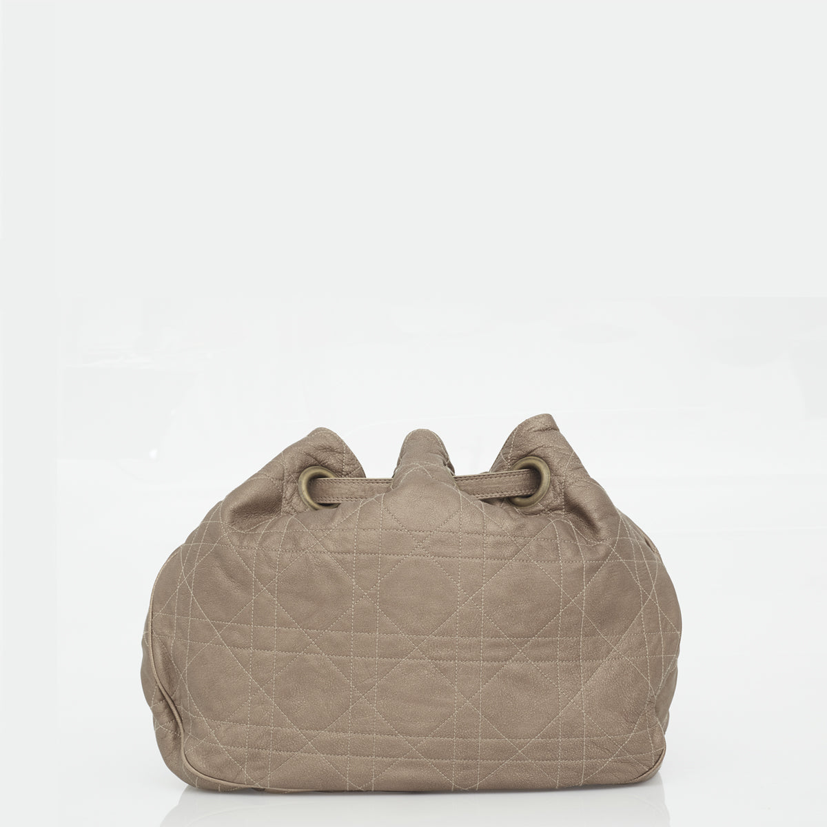 Bolsa Christian Dior Matelassê Bronze Grande