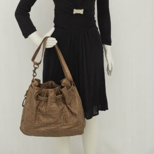 Bolsa Christian Dior Matelassê Bronze Grande