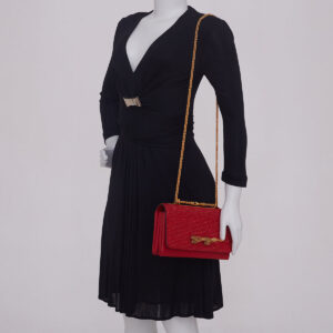 Bolsa Valentino Strass Vermelho Tam. Médio