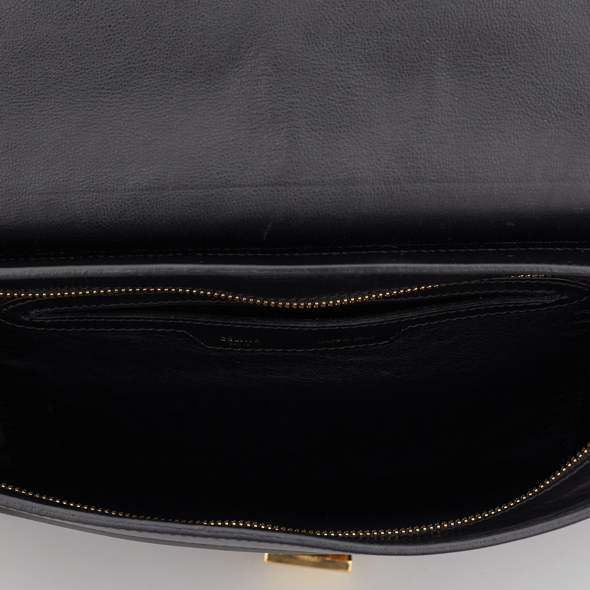 Bolsa Céline Trapeze Tricolor Couro e Caumrça Tam. Grande