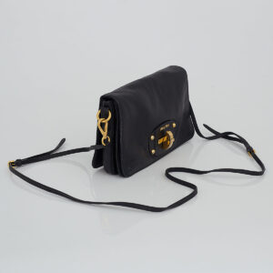 Bolsa Miu Miu Couro Preto Pequena