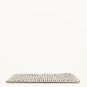 Clutch Alaia Prateada Recorte de Laser