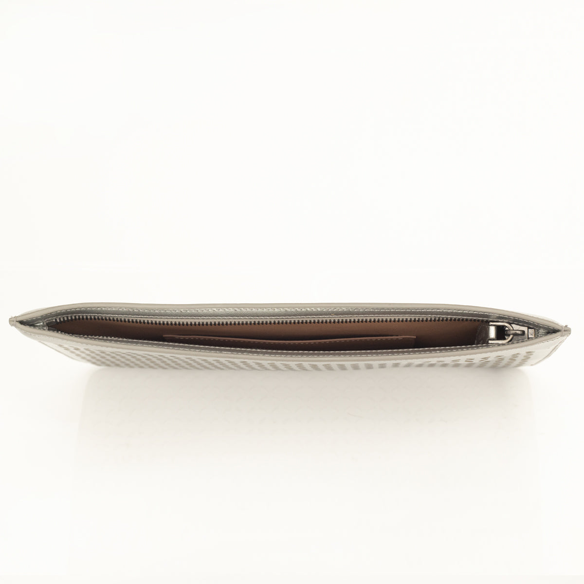Clutch Alaia Prateada Recorte de Laser