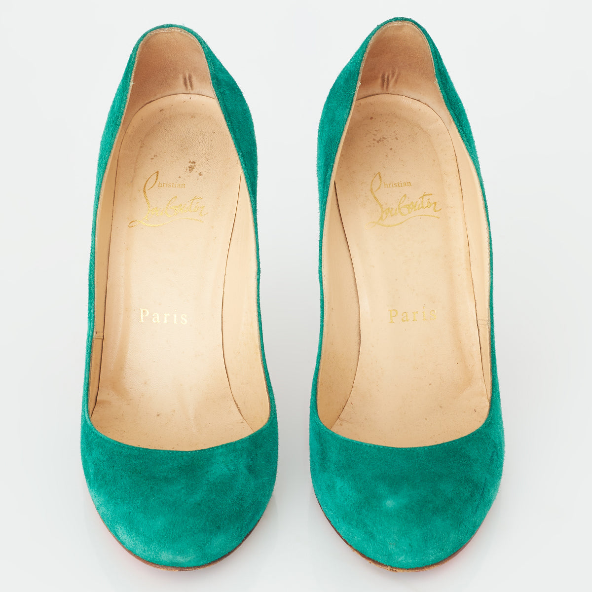 Sapato Christian Louboutin Ron Ron Verde Tam. 36,5
