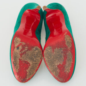 Sapato Christian Louboutin Ron Ron Verde Tam. 36,5