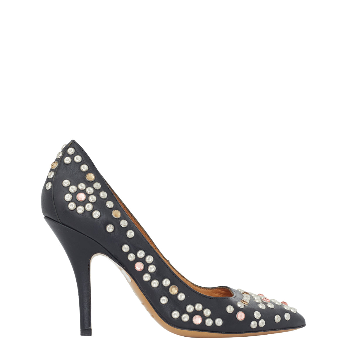Scarpin Isabel Marant Preto com Tachinhas Tam. 38