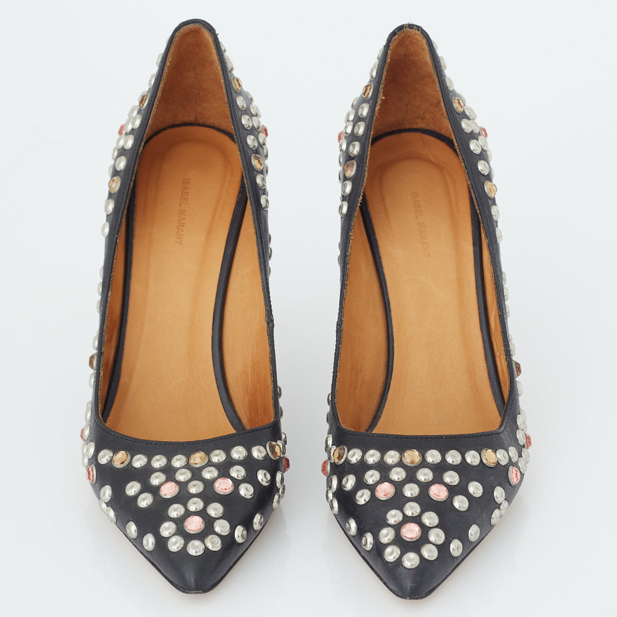 Scarpin Isabel Marant Preto com Tachinhas Tam. 38