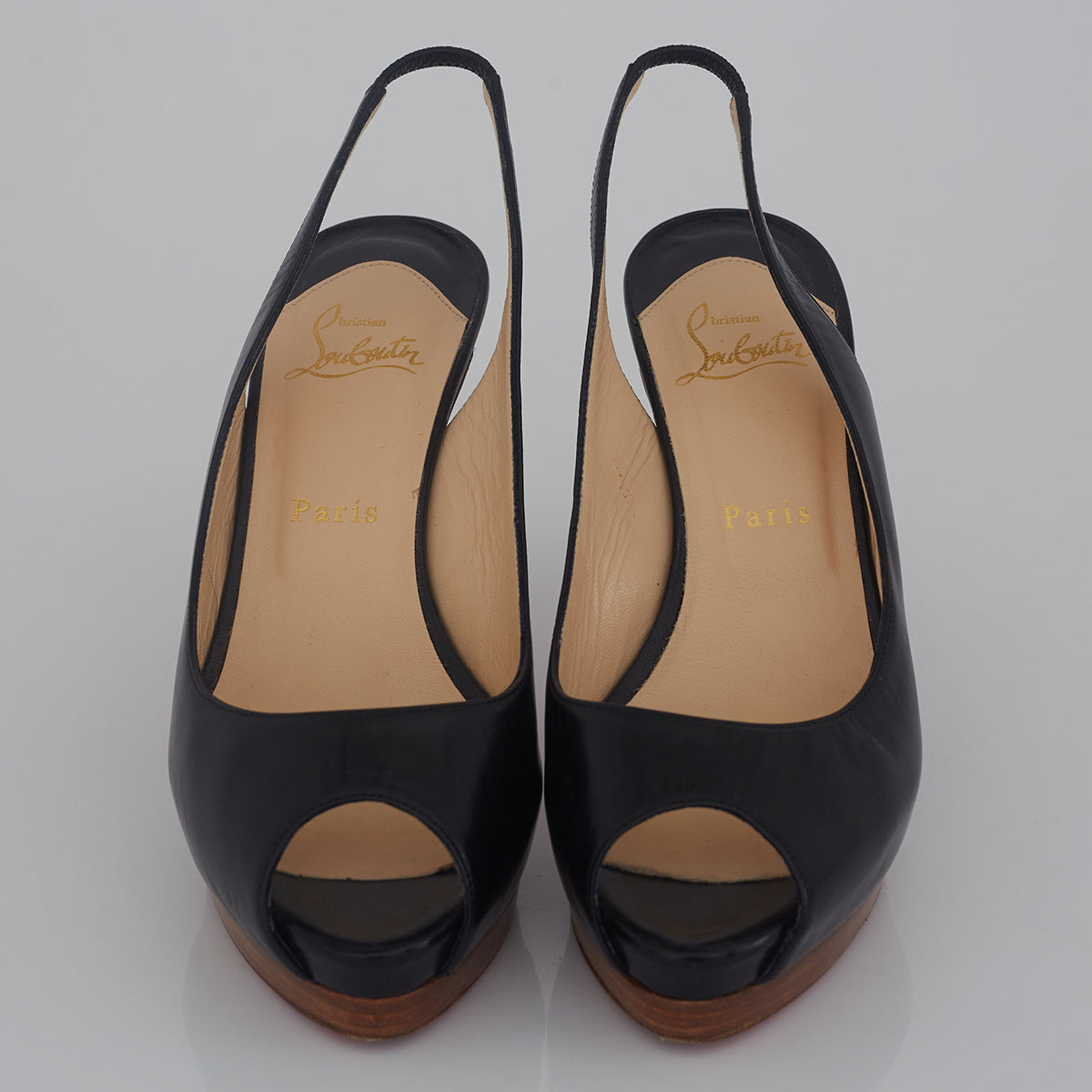 Peep Toe Christian Louboutin Private Number 100 Tam. 39