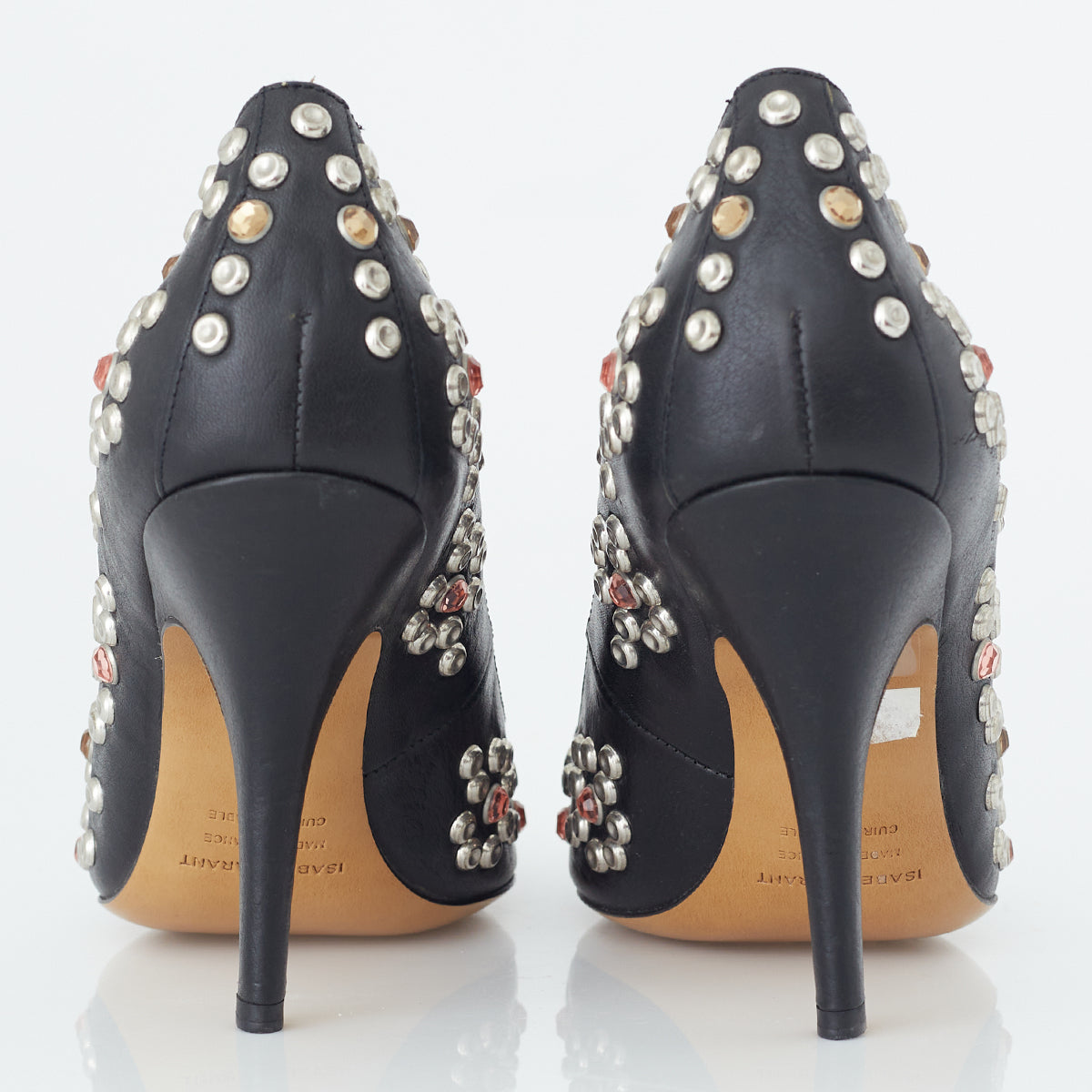 Scarpin Isabel Marant Preto com Tachinhas Tam. 38