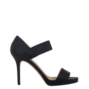 Sandália Jimmy Choo Couro Preto Tam. 39