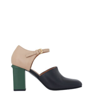 Sapato Marni Verde Preto e Bege Tam. 39
