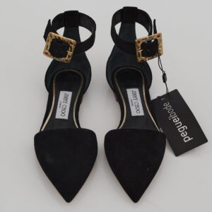 Sapatilha Jimmy Choo Camurça Preta Tam. 37