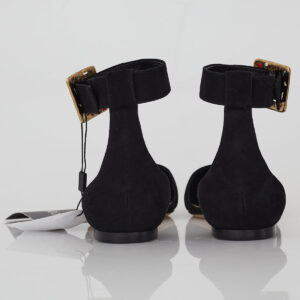 Sapatilha Jimmy Choo Camurça Preta Tam. 37