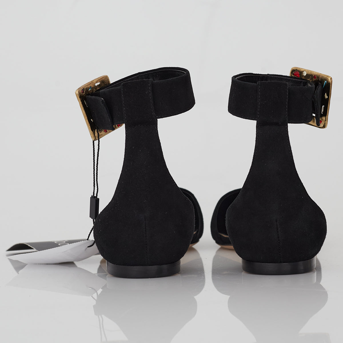 Sapatilha Jimmy Choo Camurça Preta Tam. 37