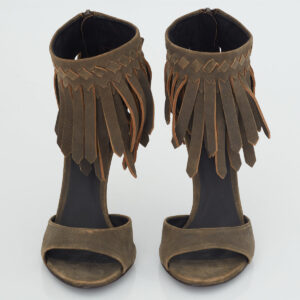 Sandália Bottega Veneta Suede Franjas Tam. 38