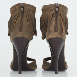 Sandália Bottega Veneta Suede Franjas Tam. 38