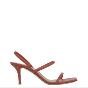 Sandália Gianvito Rossi Couro Laranja Tam. 38,5