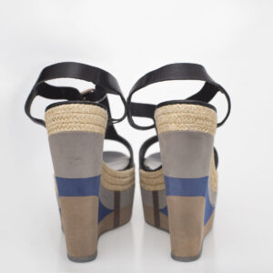 Anabela Sergio Rossi Cinza e Azul Tam.39