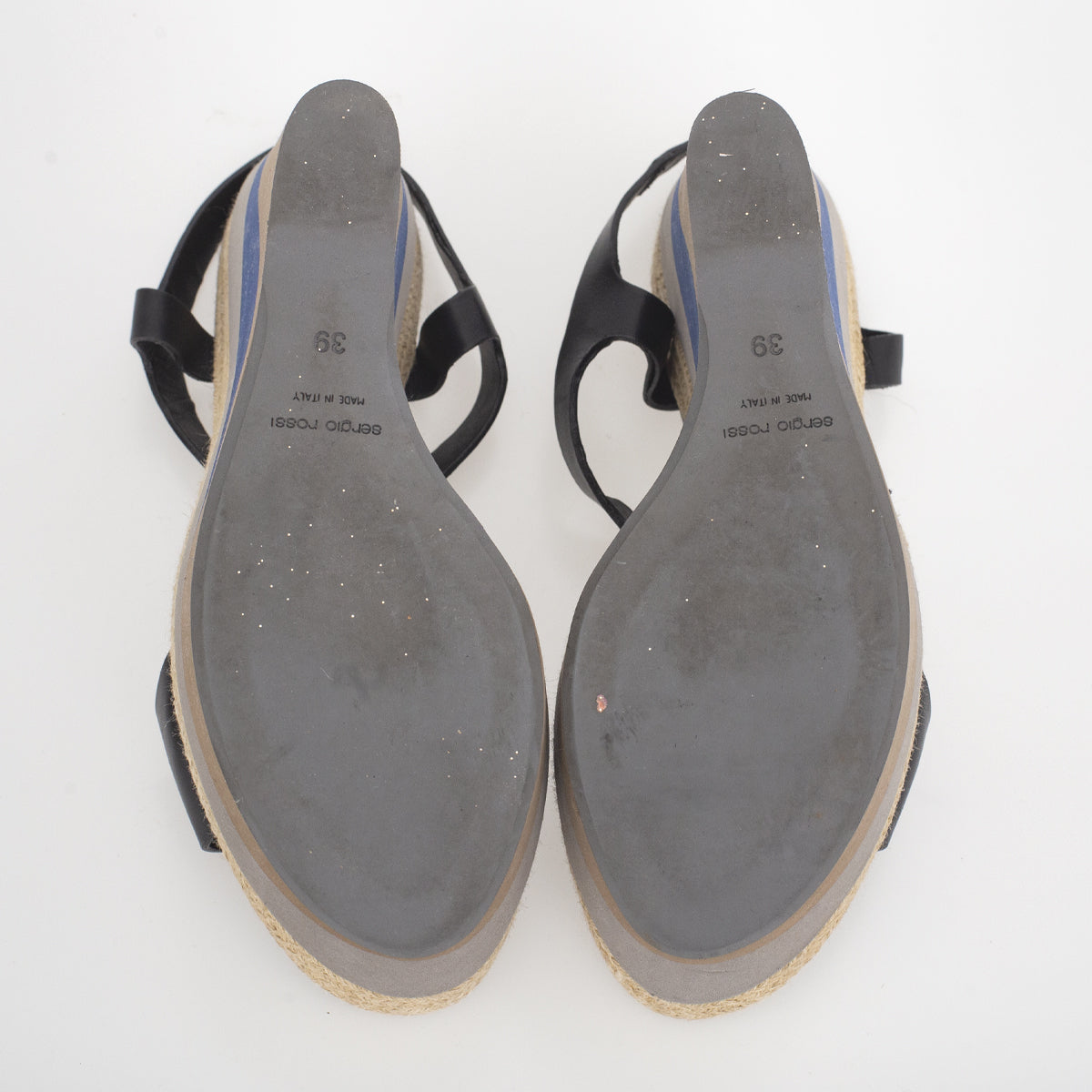 Anabela Sergio Rossi Cinza e Azul Tam.39