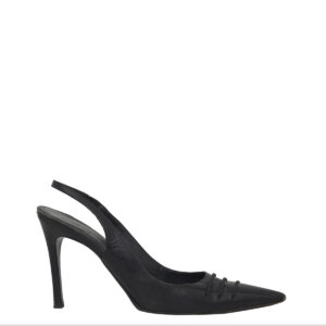 Scarpin Christian Louboutin Couro Preto Tam. 38,5