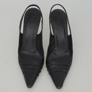 Scarpin Christian Louboutin Couro Preto Tam. 38,5