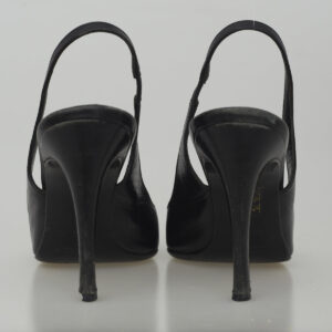 Scarpin Christian Louboutin Couro Preto Tam. 38,5