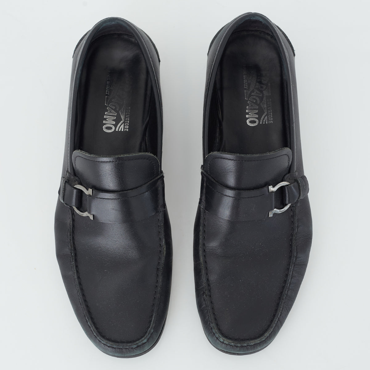 Sapato Salvatore Ferragamo Couro Masculino Tam. 9,5