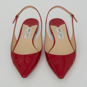 Sapatilha Jimmy Choo Erin Flat Vermelho Tam. 40
