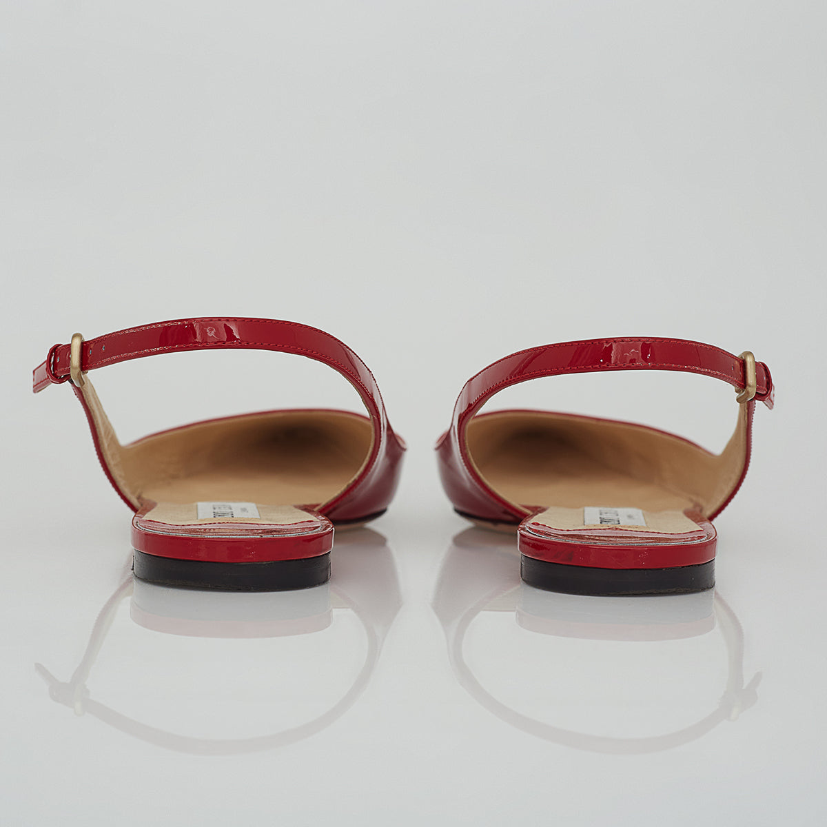 Sapatilha Jimmy Choo Erin Flat Vermelho Tam. 40