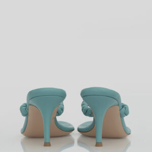 Sandália Gianvito Rossi Trançado Azul Tiffany Tam. 39
